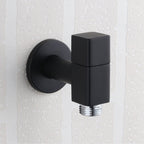 Industrial Wall-Mounted Bathroom Faucet Knob Handle Brass Faucet