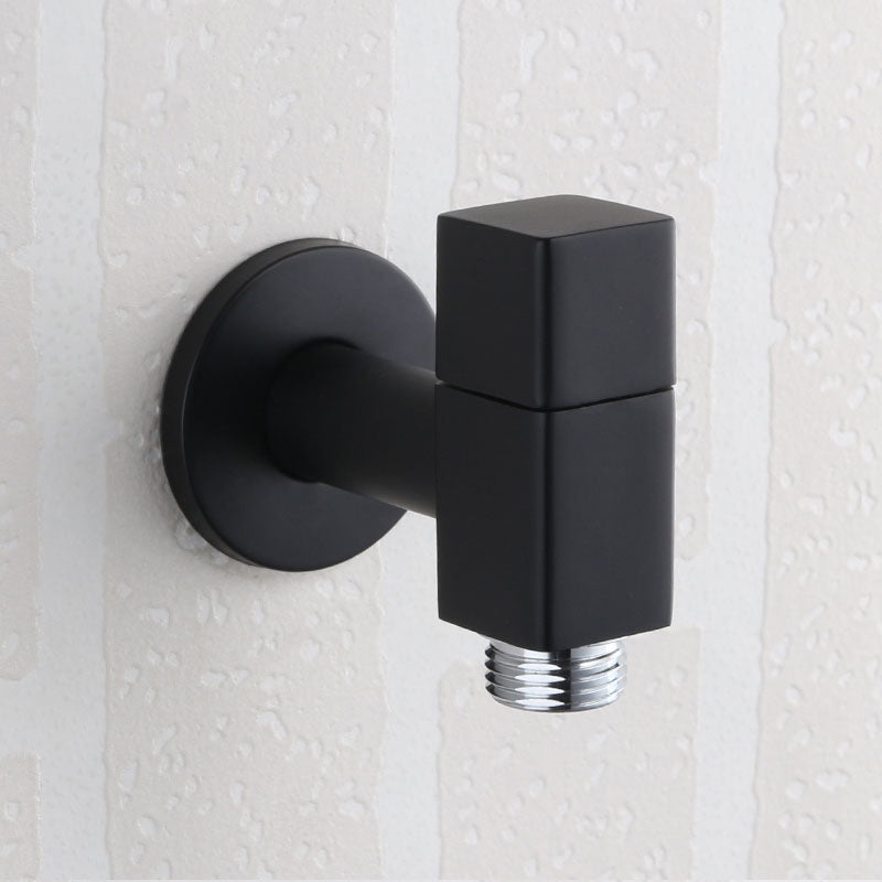 Industrial Wall-Mounted Bathroom Faucet Knob Handle Brass Faucet