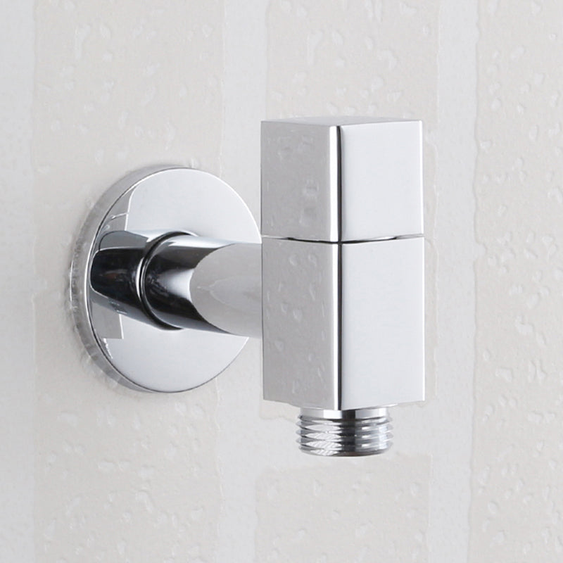 Industrial Wall-Mounted Bathroom Faucet Knob Handle Brass Faucet
