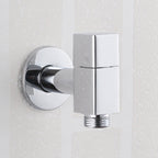 Industrial Wall-Mounted Bathroom Faucet Knob Handle Brass Faucet