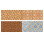 Fancy PVC Vinyl Flooring Peel and Stick Geometrically Printed Vinyl Plank Flooring
