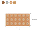 Fancy PVC Vinyl Flooring Peel and Stick Geometrically Printed Vinyl Plank Flooring