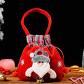 Christmas Gift Bags | Fabric Bags with Drawstring | Various Designs | Reusable
