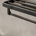 Traditional Aluminum Bathroom Accessories Set Black Bathroom Accessories Kit