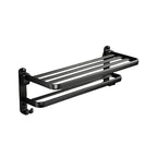 Traditional Aluminum Bathroom Accessories Set Black Bathroom Accessories Kit