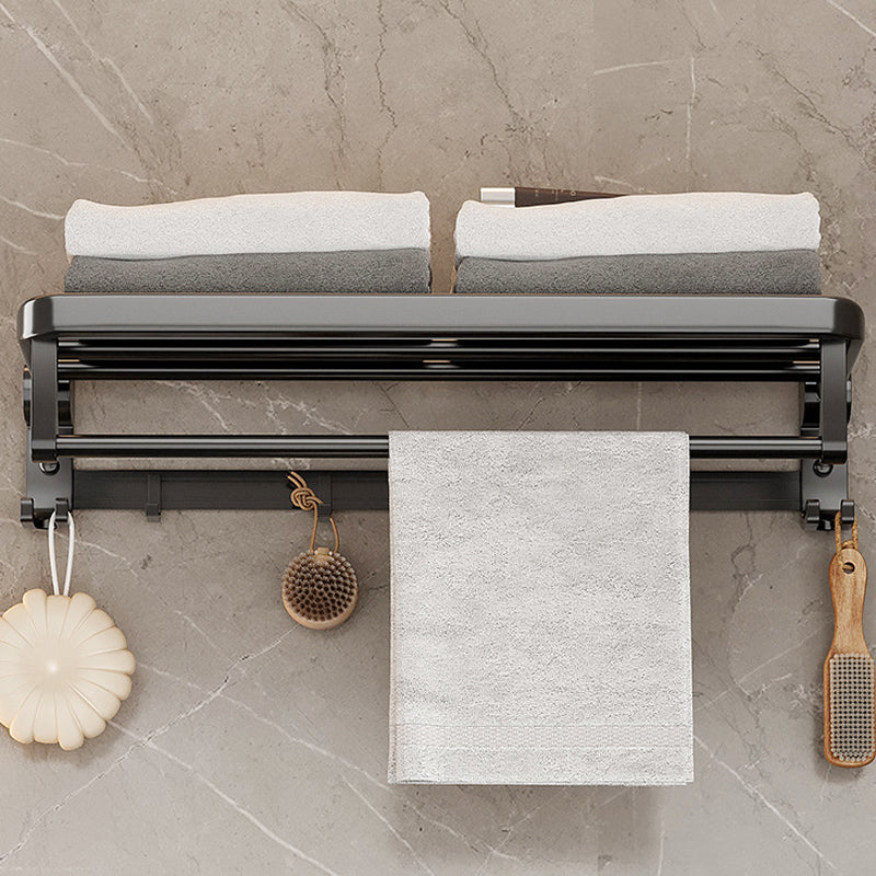 Traditional Aluminum Bathroom Accessories Set Black Bathroom Accessories Kit