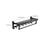 Traditional Aluminum Bathroom Accessories Set Black Bathroom Accessories Kit