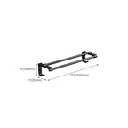 Traditional Aluminum Bathroom Accessories Set Black Bathroom Accessories Kit