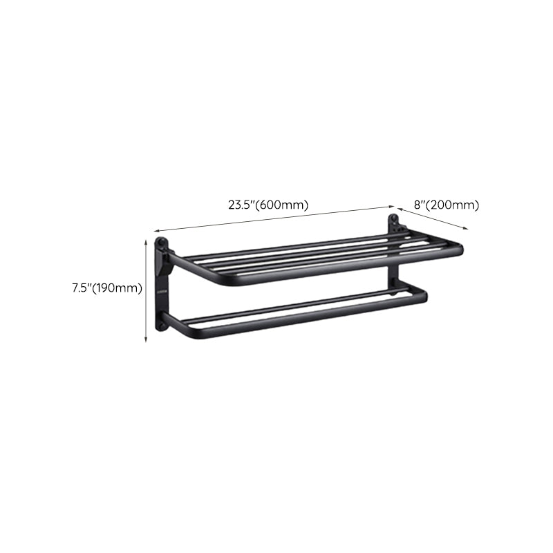 Traditional Aluminum Bathroom Accessories Set Black Bathroom Accessories Kit