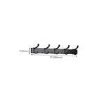 Traditional Aluminum Bathroom Accessories Set Black Bathroom Accessories Kit