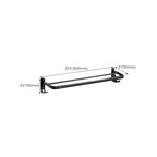 Traditional Aluminum Bathroom Accessories Set Black Bathroom Accessories Kit