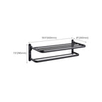 Traditional Aluminum Bathroom Accessories Set Black Bathroom Accessories Kit