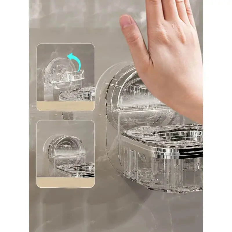 Redatable Hair Dryer Holder — Drill-Free 360° Swivel Organizer