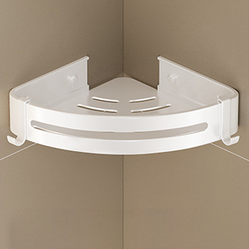 Modern white finish bathroom shelf rectangular & triangular bathroom hardware set