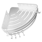 Modern white finish bathroom shelf rectangular & triangular bathroom hardware set