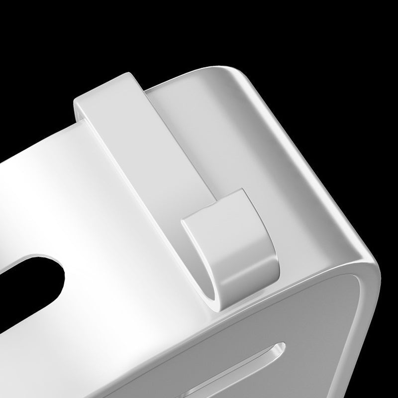 Modern white finish bathroom shelf rectangular & triangular bathroom hardware set