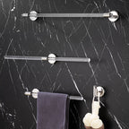 Modern Bathroom Accessories Set Towel Rack Silver/Gold/Black Bathroom Accessories