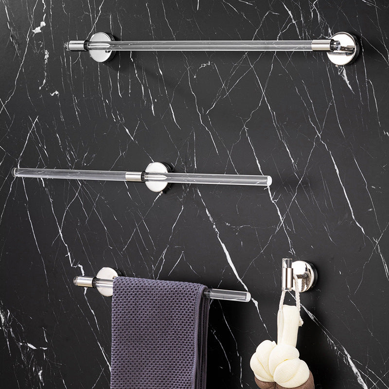 Modern Bathroom Accessories Set Towel Rack Silver/Gold/Black Bathroom Accessories