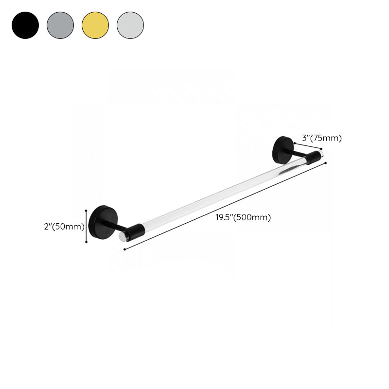 Modern Bathroom Accessories Set Towel Rack Silver/Gold/Black Bathroom Accessories