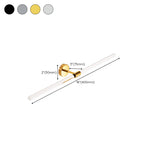 Modern Bathroom Accessories Set Towel Rack Silver/Gold/Black Bathroom Accessories