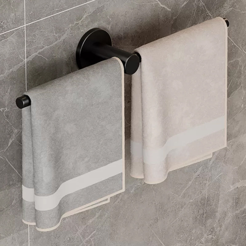 2-piece modern bathroom accessory set towel bar made of stainless steel