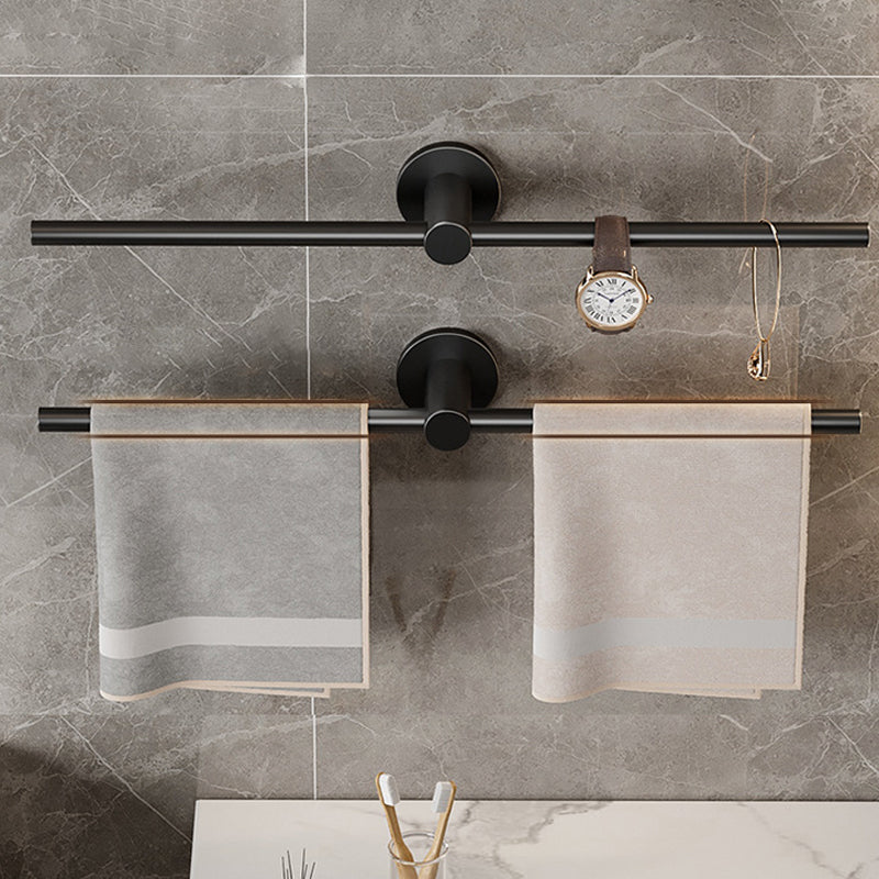 2-piece modern bathroom accessory set towel bar made of stainless steel