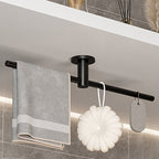 2-piece modern bathroom accessory set towel bar made of stainless steel