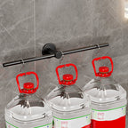 2-piece modern bathroom accessory set towel bar made of stainless steel