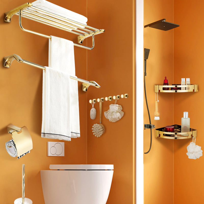 Traditional Bathroom Fixtures Gold Bathroom Shelf Bathroom Accessory Set