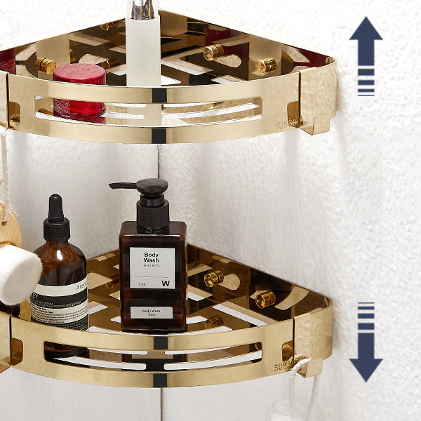 Traditional Bathroom Fixtures Gold Bathroom Shelf Bathroom Accessory Set