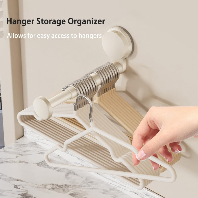 Telescopic Suction Hanger Organizer