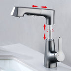 Contemporary Sink Faucet Plian Low Arc Brass Centerset Sink Faucet