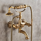 Wall Mounted Metal Freestanding Bathtub Filler Copper Freestanding Faucet