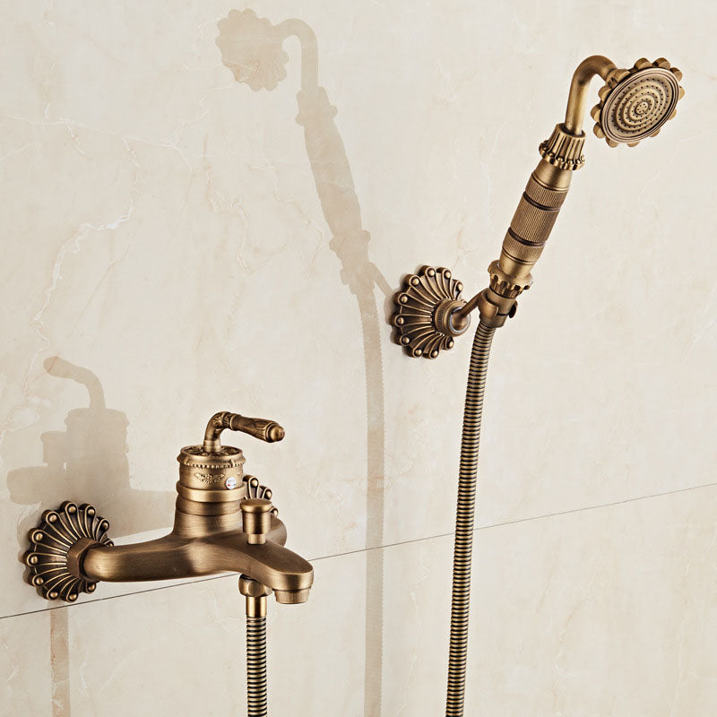 Wall Mounted Metal Freestanding Bathtub Filler Copper Freestanding Faucet