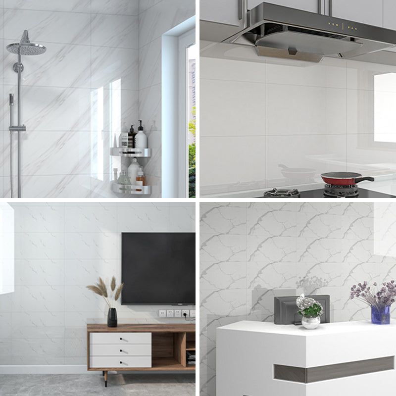 Modern Splash Protection Tiles Smooth Splash Protection Wallpaper for the Kitchen