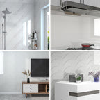 Modern Splash Protection Tiles Smooth Splash Protection Wallpaper for the Kitchen