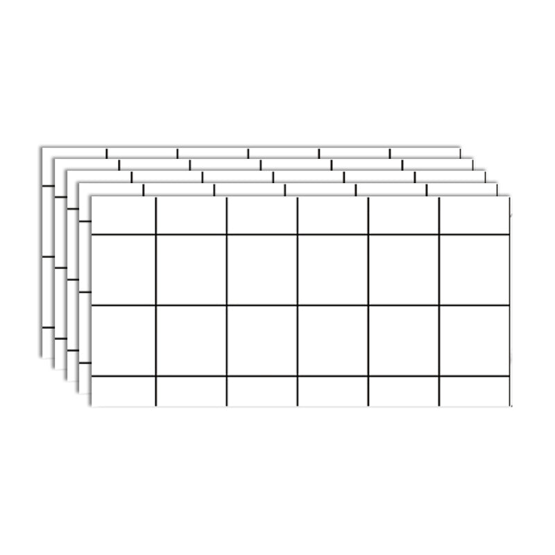 Modern Splash Protection Tiles Smooth Splash Protection Wallpaper for the Kitchen