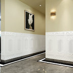 Glam Style Wall Cladding Living Room Peel and Stick 3D Embossed Waterproof Wall Cladding