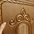 Glam Style Wall Cladding Living Room Peel and Stick 3D Embossed Waterproof Wall Cladding