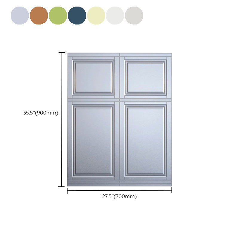 Glam Style Wall Cladding Living Room Peel and Stick 3D Embossed Waterproof Wall Cladding