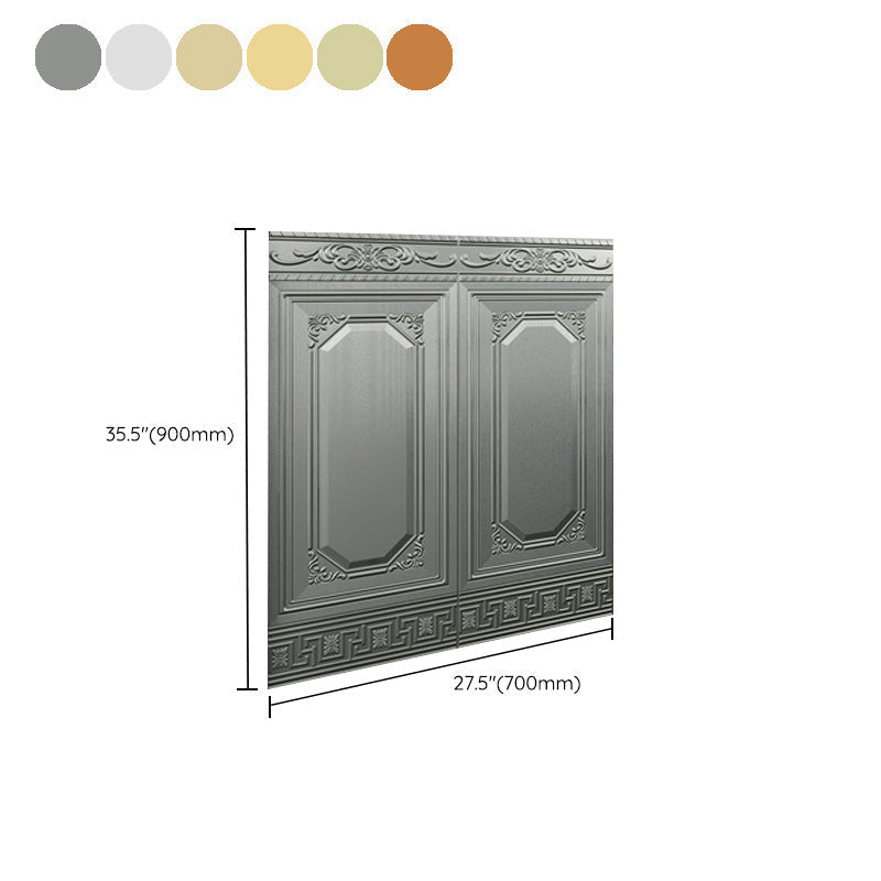 Glam Style Wall Cladding Living Room Peel and Stick 3D Embossed Waterproof Wall Cladding