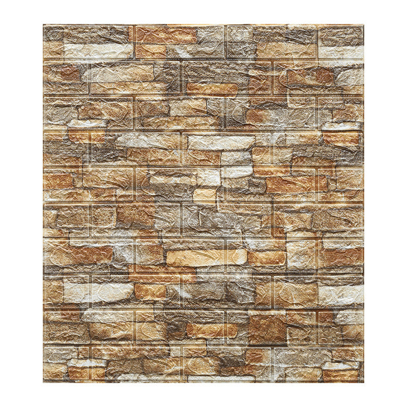 Country House Wall Plank 3D Brick Bathroom Living Room Wall Panels Set of 2