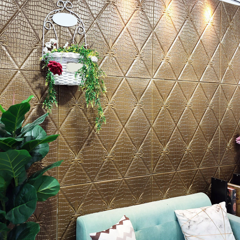 Industrial Wall Board 3D Print Bathroom and Living Room Wall Panel Set of 1