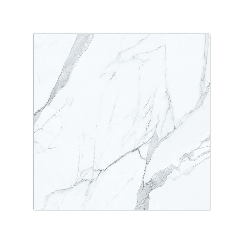 Peel and Stick Vinyl Flooring High Gloss PVC Floor Covering with Square Edge