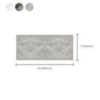 Peel and Stick Vinyl Flooring High Gloss PVC Floor Covering with Square Edge