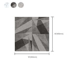 Peel and Stick Vinyl Flooring High Gloss PVC Floor Covering with Square Edge