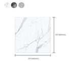 Peel and Stick Vinyl Flooring High Gloss PVC Floor Covering with Square Edge