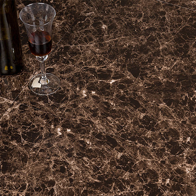 Square Peel & Stick Vinyl Flooring Stone Design PVC Flooring for the Living Room
