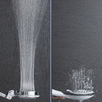 Modern adjustable shower head plastic shower head with water filtration