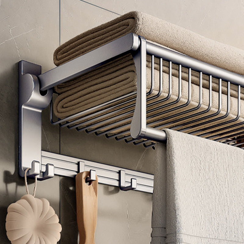 Modern Gray Bathroom Set Paper Holder Bathroom Shelf Bathroom Hardware Set